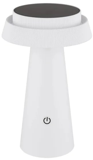 Globo 36624W - LED Stmievateľná solárna dotyková lampa LED/4W/3,7W IP54 biela