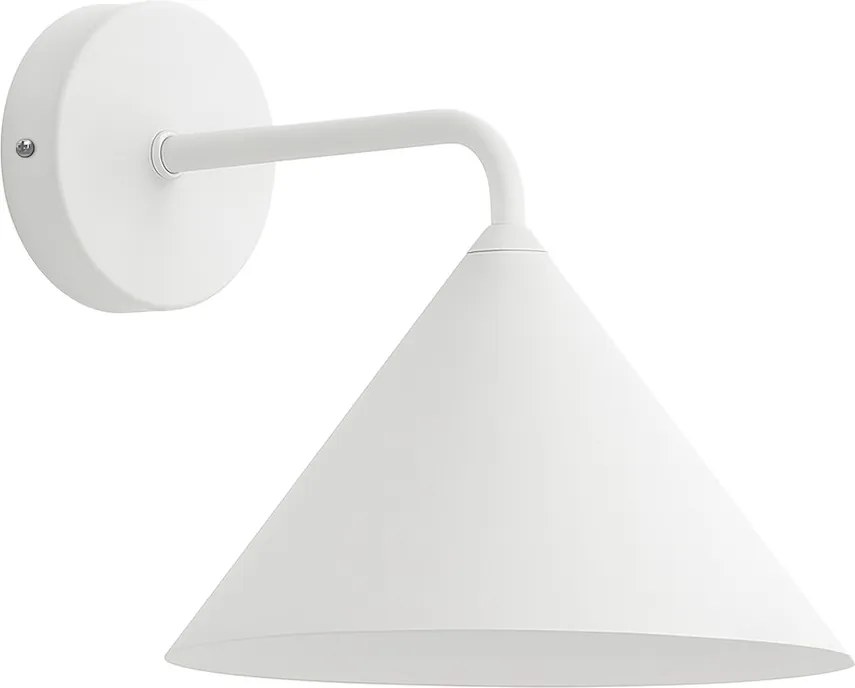 Nástenné svietidlo Capital, 1x biele kovové tienidlo, (fi 21cm), w