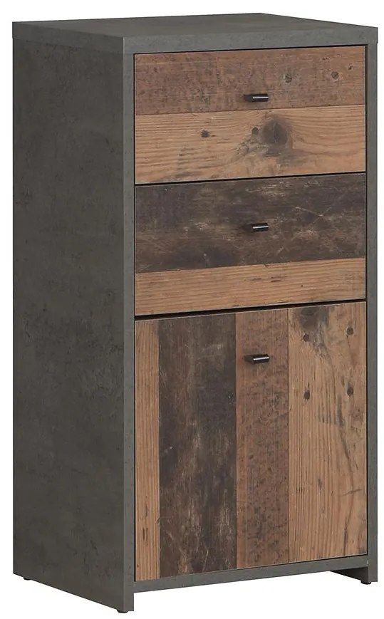 Komoda Best Chest Old Wood Vin/betón