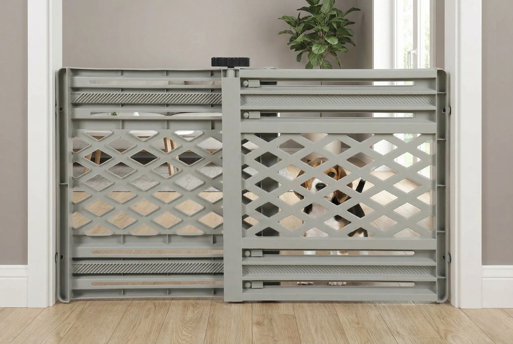 Nastaviteľná plastová zábrana pre domácich miláčikov