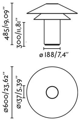 FARO 20069 - Stolná lampa SHAN 1xE27/15W/230V pergamen krémová