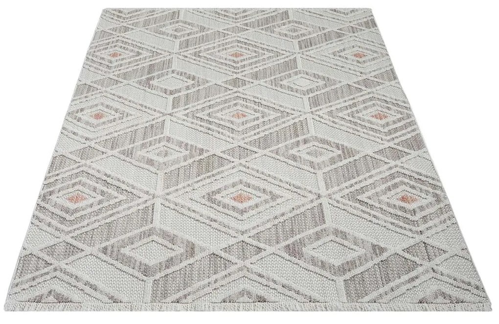 Dekorstudio Moderný koberec LINDO 8875 - oranžový Rozmer koberca: 200x290cm