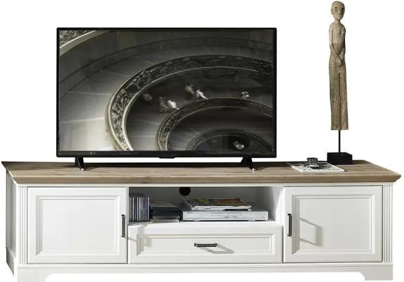 Sconto TV stolík JASMIN pínia svetlá/dub artisan