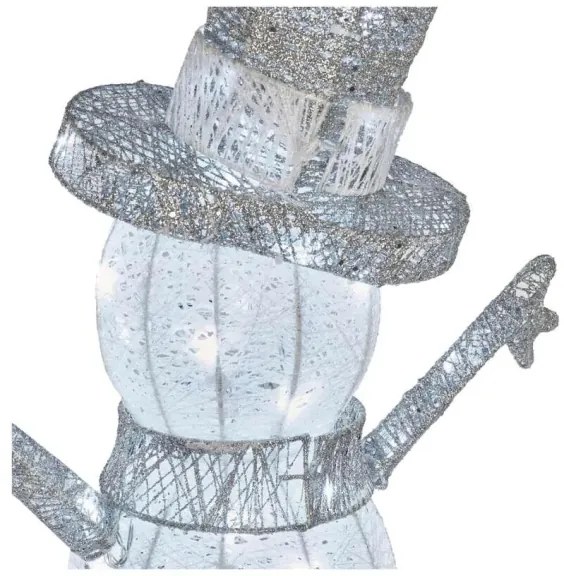 LED Vonkajšia vianočná dekorácia 80xLED/3,6W/230V IP44 82 cm snehuliak