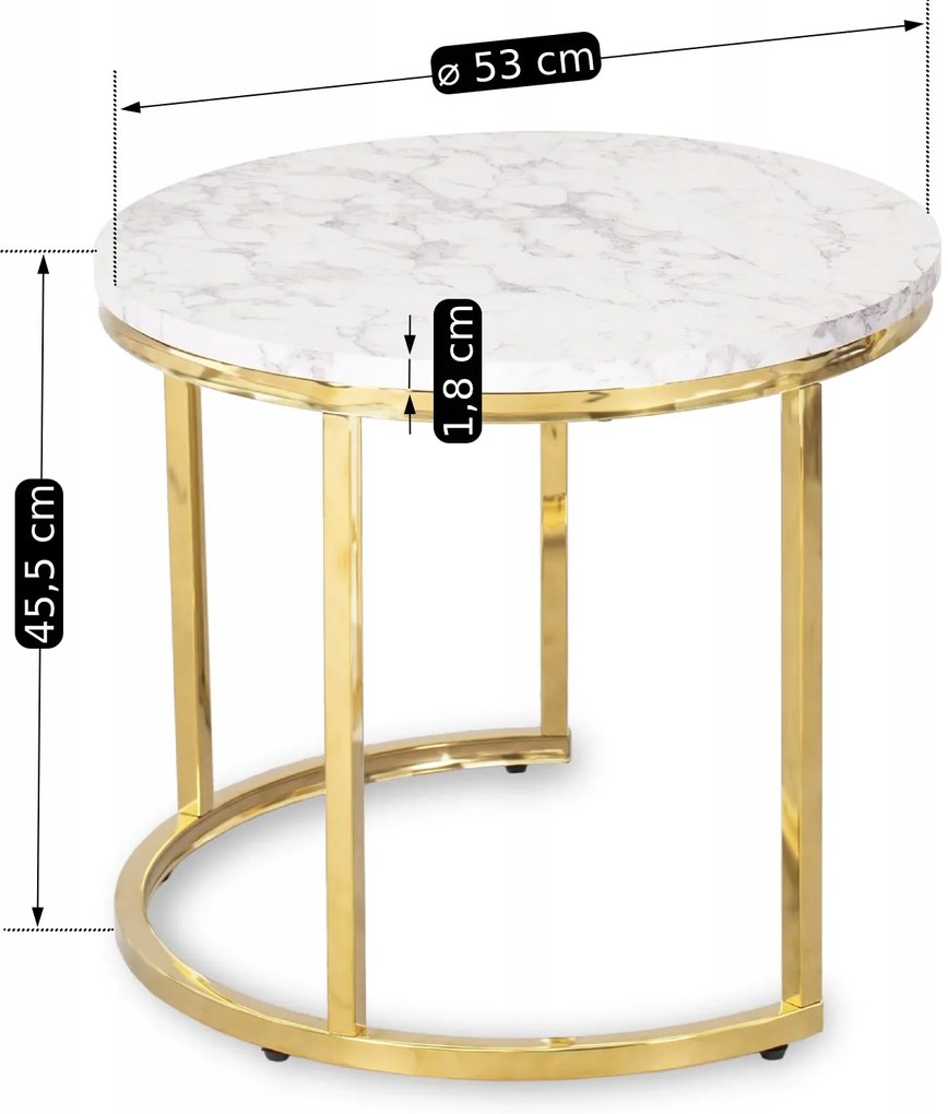 PROXIMA.store - Set dizajnových stolíkov DAFNE VEĽKOSŤ: MINI