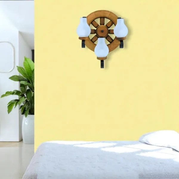 Brilagi - Nástenné svietidlo ROATA APLICA 3xE14/40W/230V buk