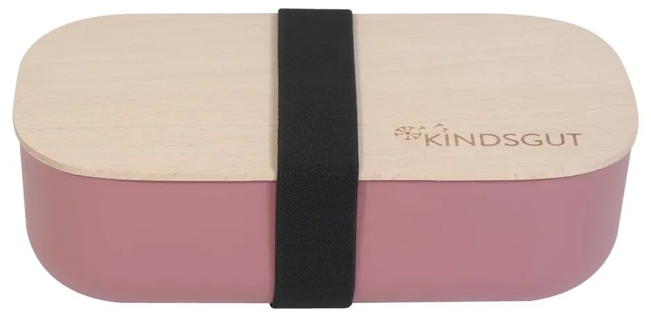 Detský desiatový box Dusky Pink – Kindsgut