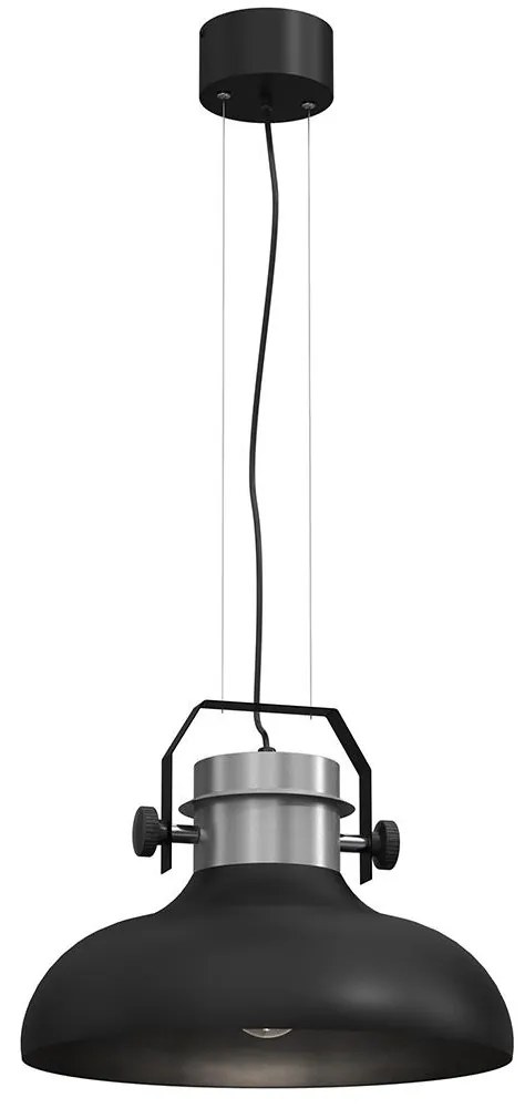 Luster na lanku HELSING 1xE27/60W/230V matný chróm