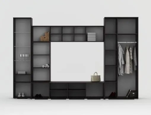 Obývacia stena Larisa, wenge / sonoma