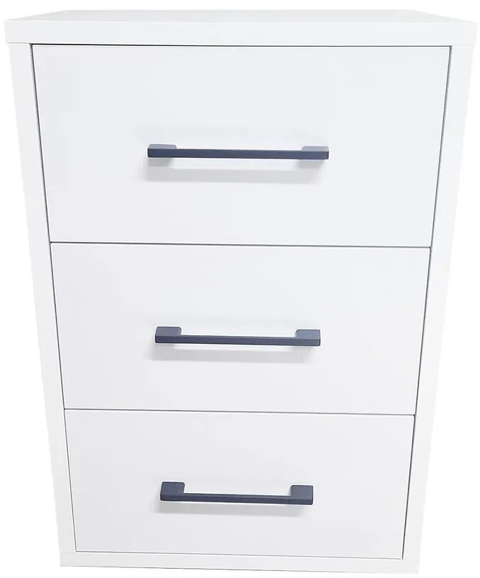 Skrinka na kolieskach 3S biela