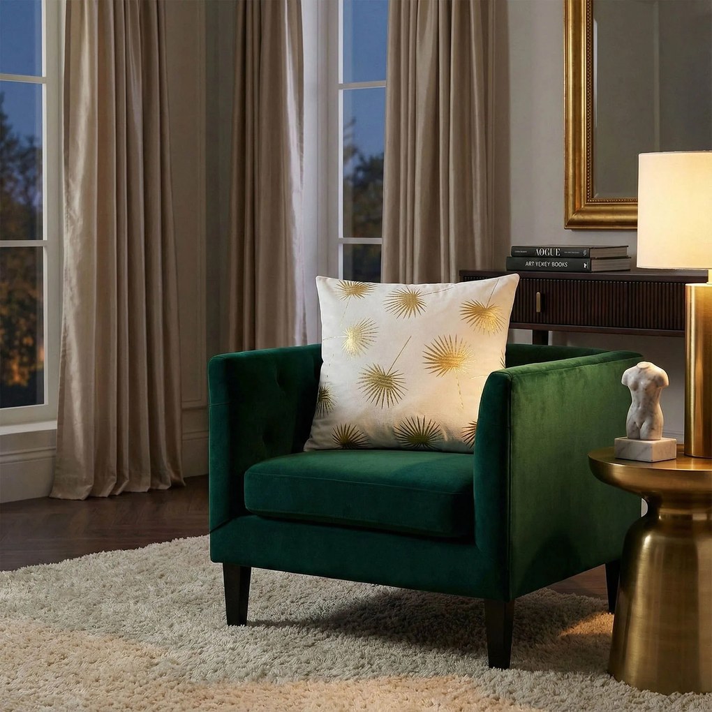 Tutumi Tutumi, obliečka na vankúš 45x45 cm, vzor BC14, biela, NAZ-88018