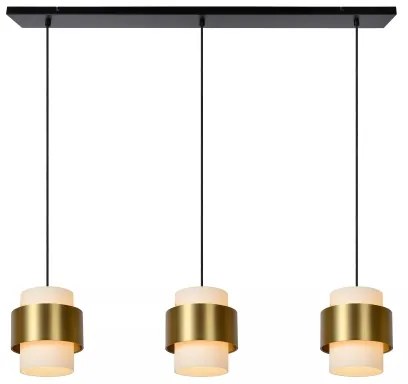 Lucide 45497/03/02 - Luster na lanku FIRMIN 3xE27/40W/230V zlatá