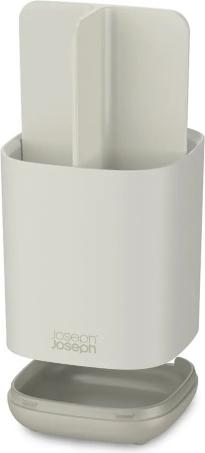 Béžový plastový stojan na zubné kefky EasyStore – Joseph Joseph