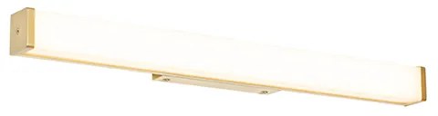 Kúpeľňová nástenná lampa mosadz 62 cm vrátane LED IP44 - Cascada