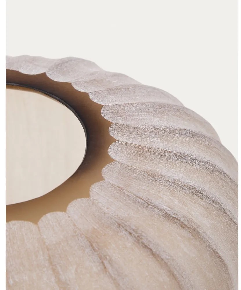 Béžová sklenená váza (výška 27 cm) Lumia – Kave Home