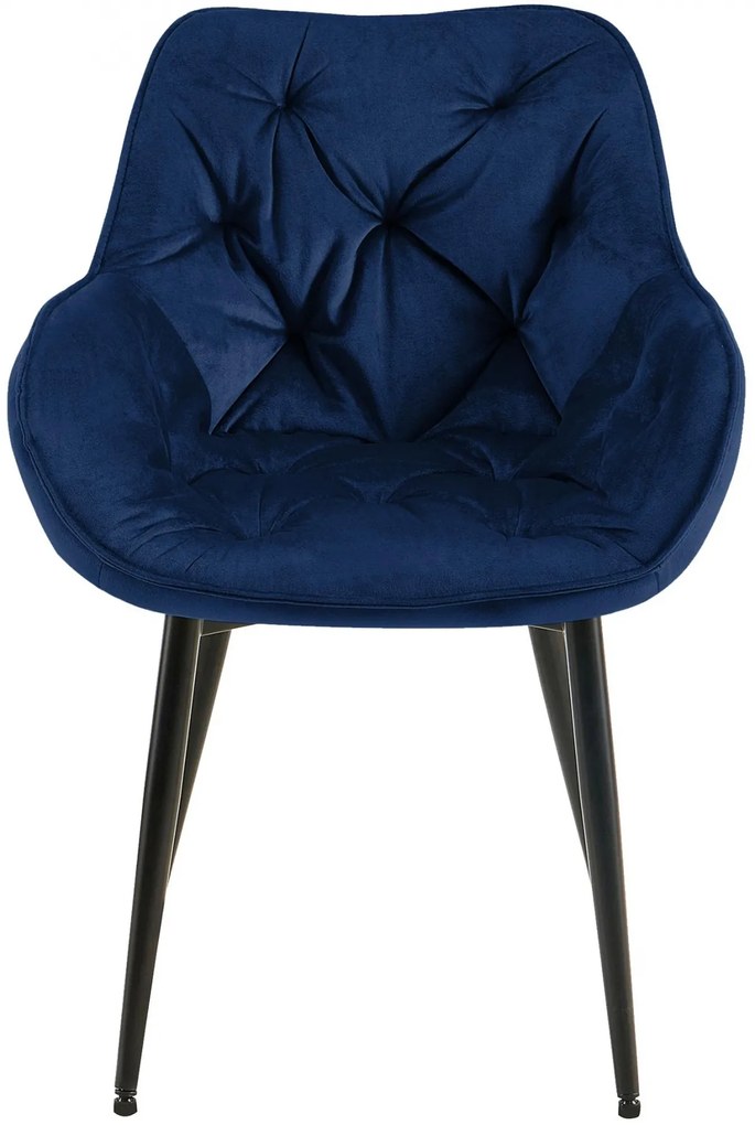 Stolička Tanna - zamat - Tmavo modrá