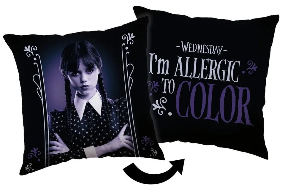 Detský vankúšik 40x40 cm Wednesday "Color" – Jerry Fabrics