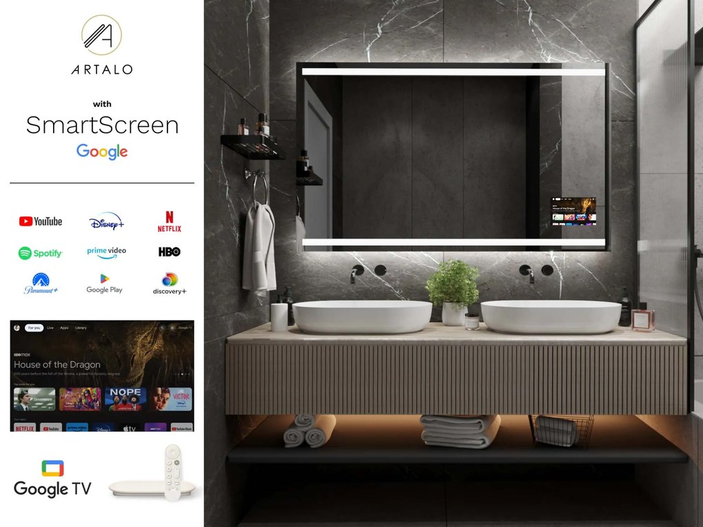 Zrkadlo do kúpeľne s LED osvetlením M11