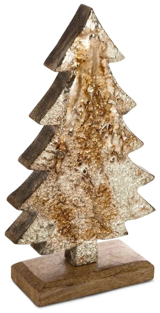 DEKORAČNÁ SOŠKA WOOD1 SADA 2KS 12X21 CM VIACFAREBNÁ