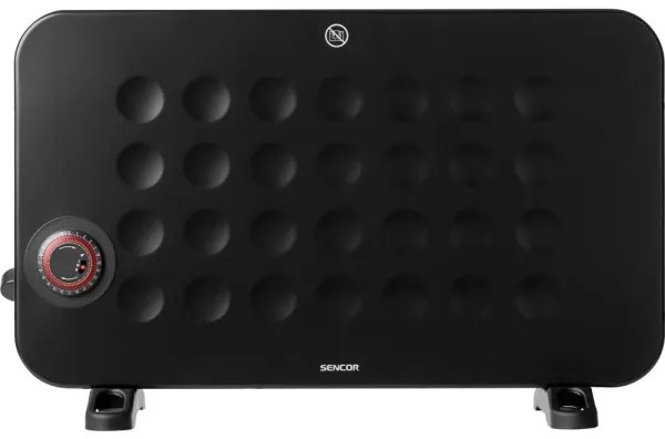 Sencor - Elektrický priamotop/konvektor 750/1250/2000W/230V termostat IP24 čierna