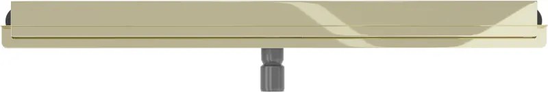 Mexen Flat nerezový sprchový žľab na stenu 80 cm vzor 2v1, zlatá, 1530080