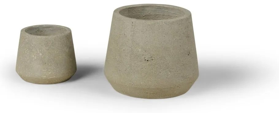 Súprava dvoch kvetináčov Bonami Selection Concrete