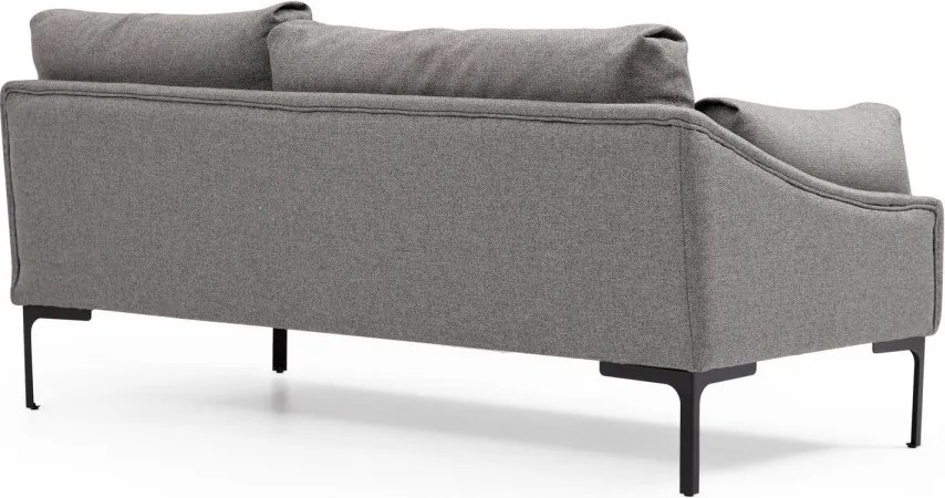 Rohová sedací souprava Leo 255 cm šedá pravá