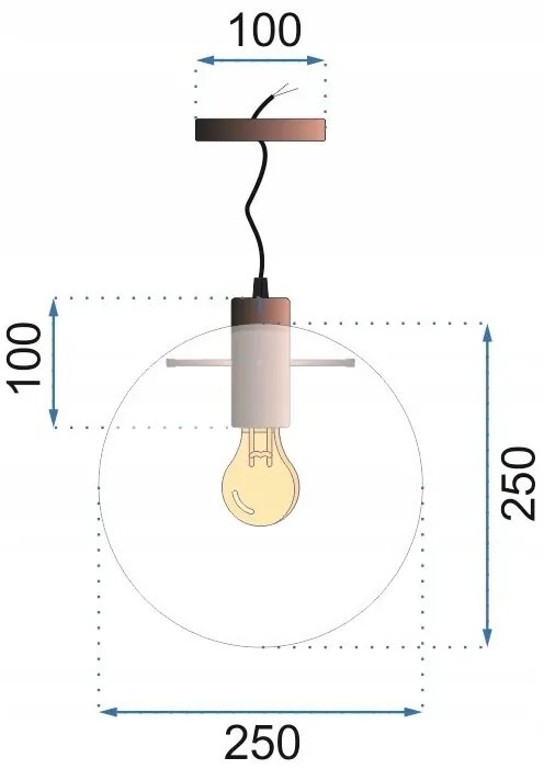 Stropné svietidlo Lassi 25 cm biele