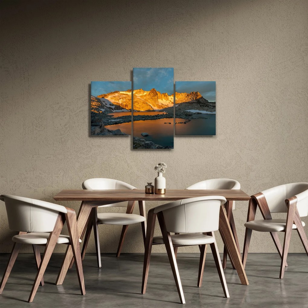 Obraz vysokohorskej krajiny (90x60 cm)