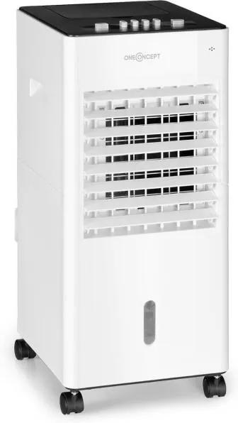 OneConcept Freshboxx, chladič vzduchu, 3 v 1, 65 W, 360 m³/h, 3 sily prúdenia vzduchu, biely