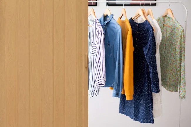 Skladacie dvere 004 02 svetlý dub 90 cm