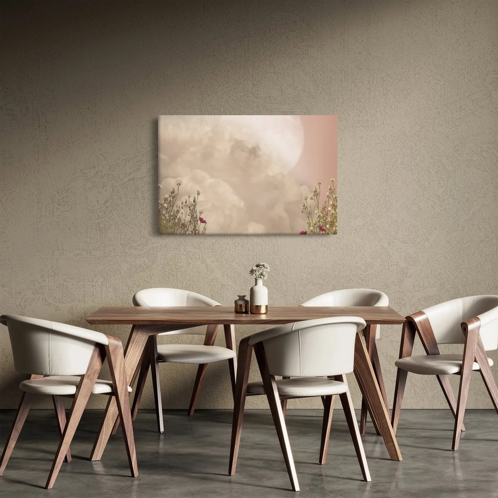 Obraz - Ružový spln (90x60 cm)