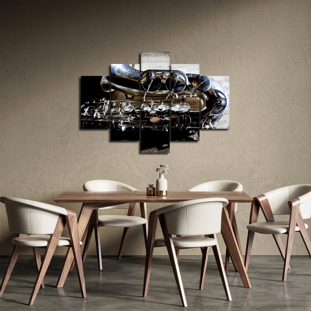 Obraz - Saxofón (150x105 cm)
