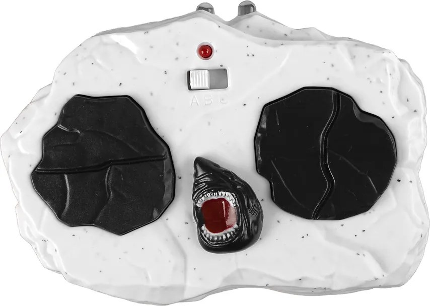 LEAN Toys Infračervený diaľkovo ovládaný čierny žralok pohybuje chvostom vody