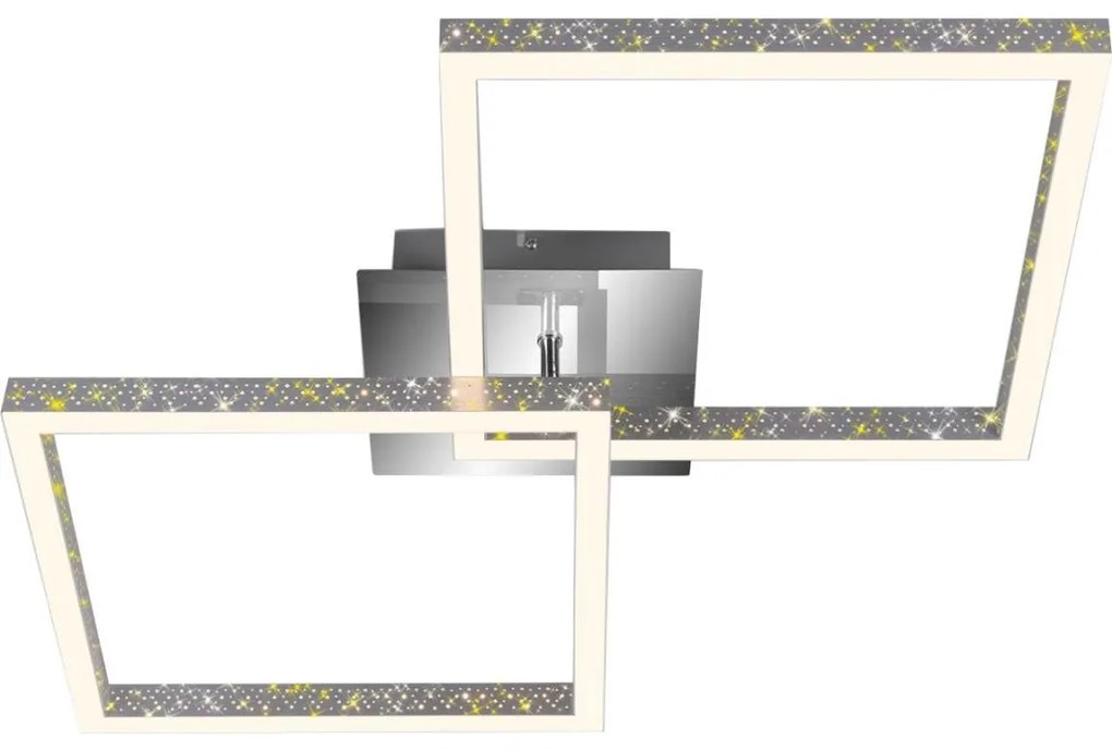 Briloner 3751-019 - LED Stmievateľné stropné svietidlo FRAME LED/20W/230V chróm