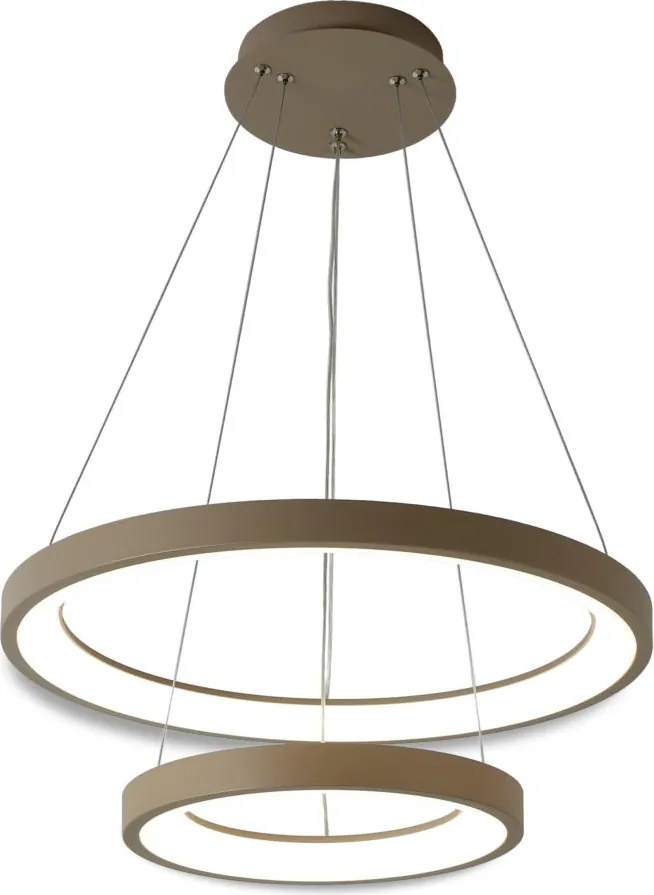 BRILAGI - LED stmievateľný luster na lanku FALCON SLIM LED/68W/230V pr. 50 cm béžová + DO