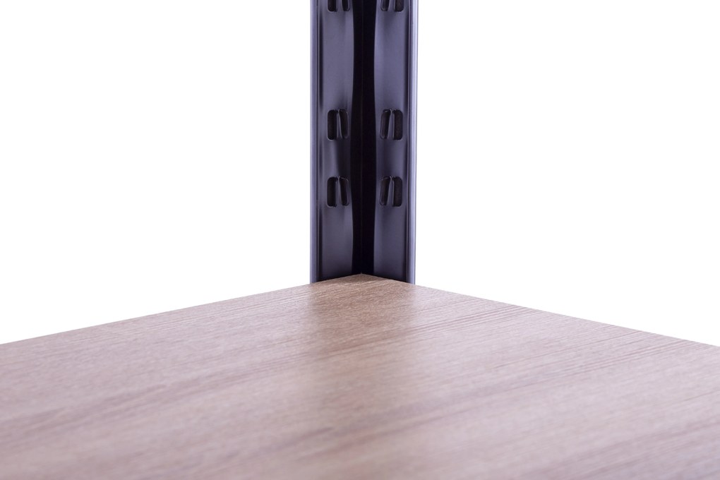 Trestles Interiérový regál 1800x900x400, čierna mat., 5 políc RP7H-5-MUA40-9005