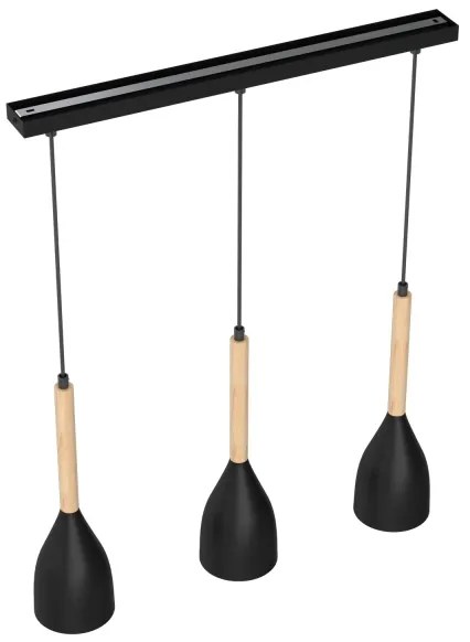 Luster na lanku MUZA 3xE27/60W/230V