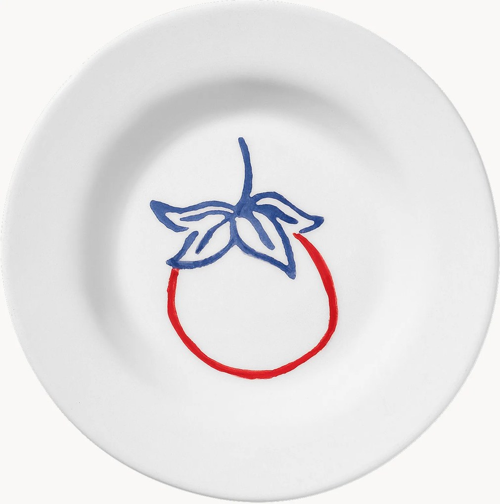 Ručne maľovaný dezertný tanier Picnic