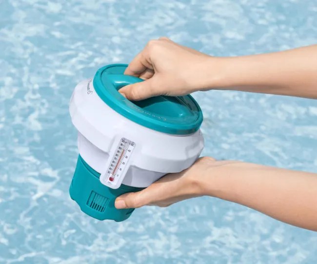 Plávajúci dávkovač Bestway 58701 s teplomerom