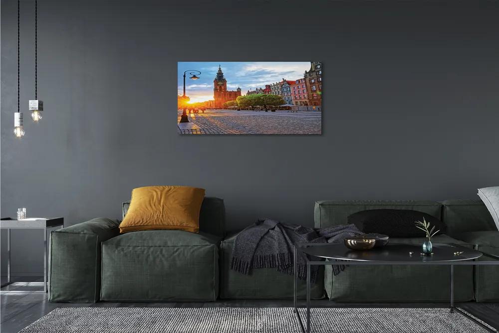 Obraz na plátne Gdańsk Staré mesto východ 140x70 cm