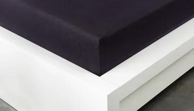 XPOSE ® Jersey prostěradlo Exclusive - černá 120x200 cm