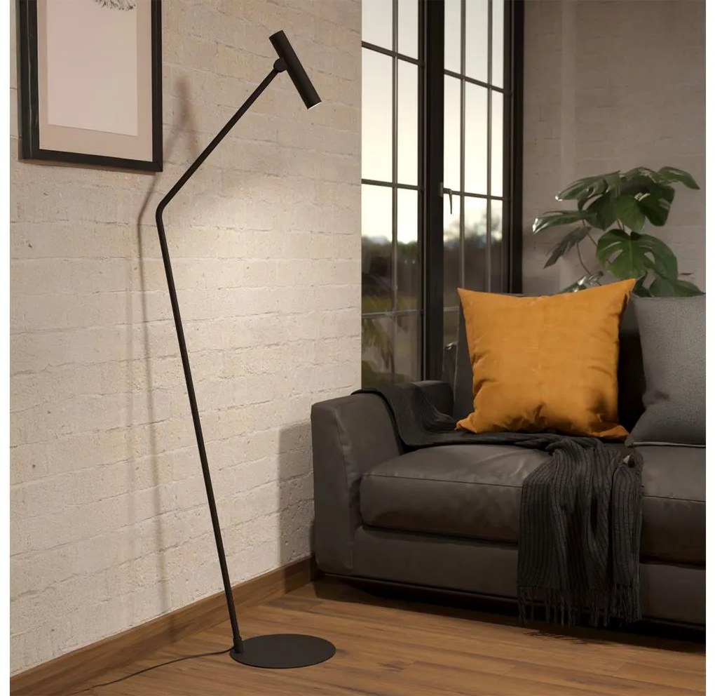 Eglo 900909 - LED Stojacia lampa ALMUDAINA LED/5W/230V 3000K čierna
