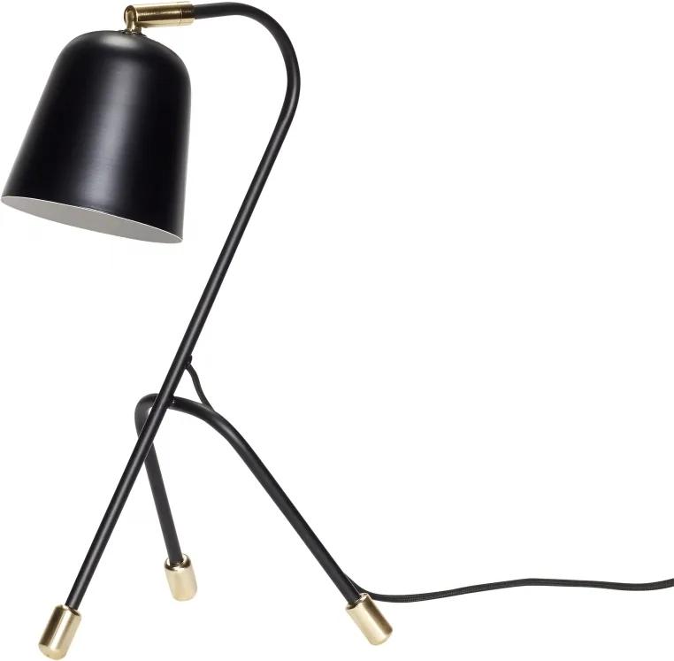 Stolní lampa Hübsch Tripod, černá/mosaz S990610 Hübsch | BIANO