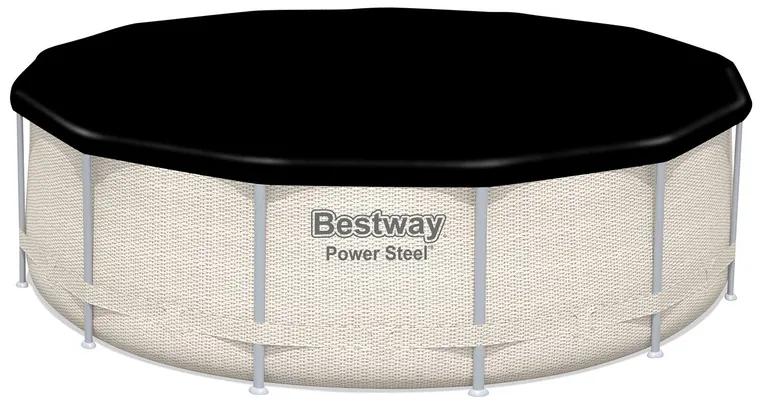 Bestway Bazén Power Steel s filtráciou, 396 x 107 cm  (100333483)
