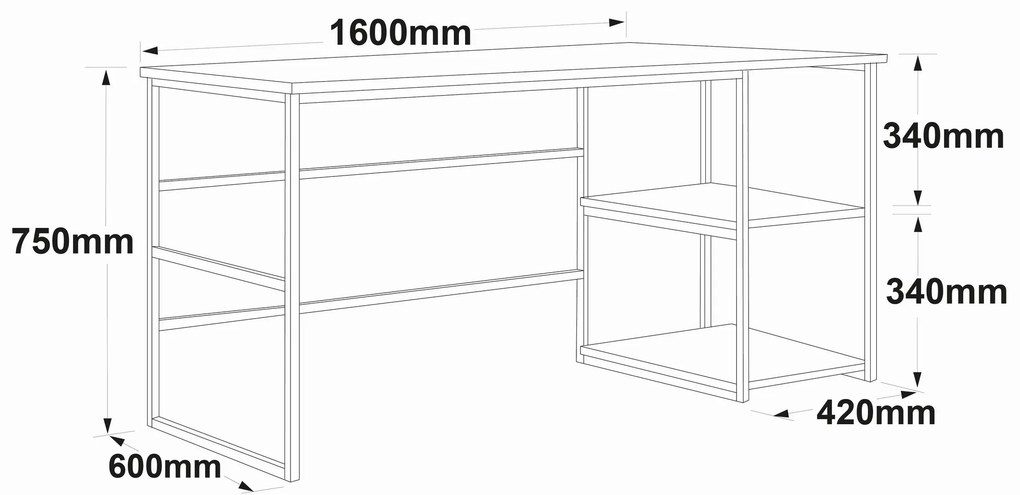 PC stolík Vega 28 (Borovica atlantic). Akcia -19%. Vlastná spoľahlivá doprava až k Vám domov. 1072749