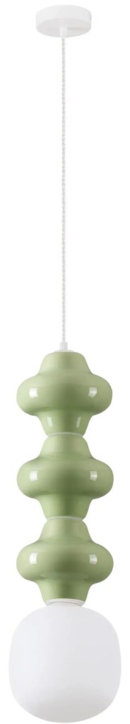 LED zeleno-biele moderné svietidlo Clio 3