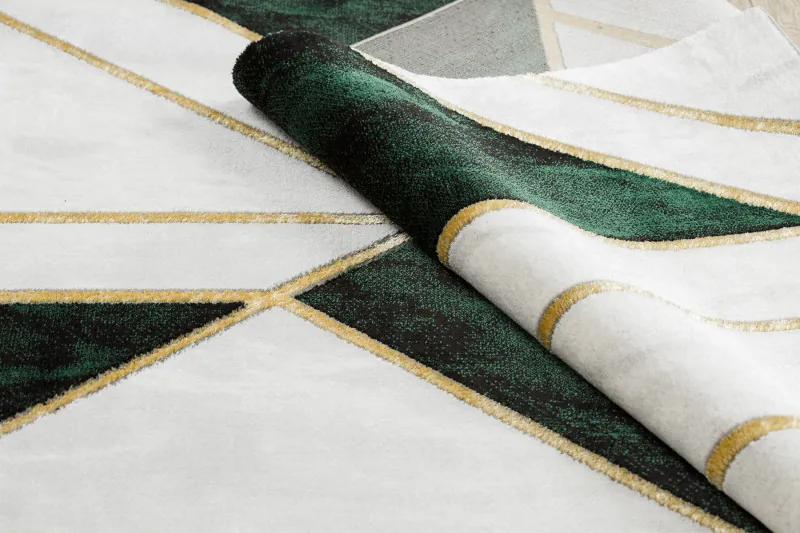Dywany Łuszczów Kusový koberec Emerald 1015 green and gold - 120x170 cm