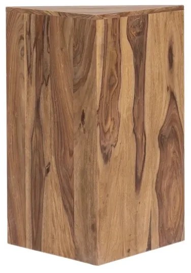 furniture-nabytek.cz - Masívna kúpeľňová skrinka Lagos z palisandru, lakovaná, hnedá – 60×32×80 cm
