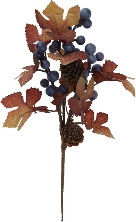 Jesenná vetvička Berry 25 cm